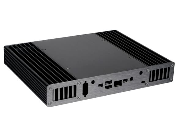 Akasa Plato, Låg profil (Slimline), PC, Svart, UCFF, Gjuten aluminium, 2.5" Svart