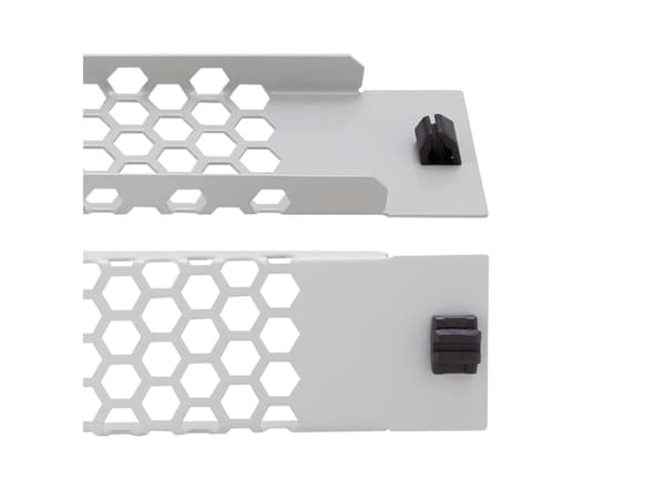 LogiLink PN110G, Ventilert tomt panel, Lysegrå, Stål, 1U, 48,3 cm (19"), 19 mm