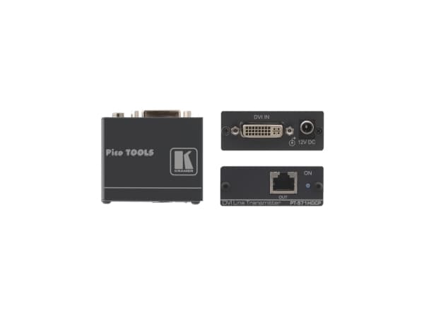 Kramer PicoTOOLS PT-571HDCP Transmitter - Videoforlenger - sender - opp til 90 m - 1U