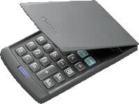 Canon LS-39E, Ficka, Display, 8 siffror, Batteri/solcell, Grå Grå