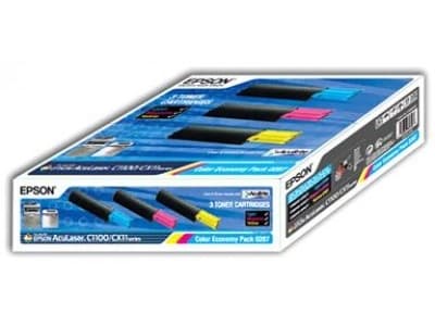 Epson Economy Pack - Gul, cyan, magenta - original - tonerpatron - for AcuLaser C1100, C1100+, C1100N, CX11N, CX11NF, CX11NFC