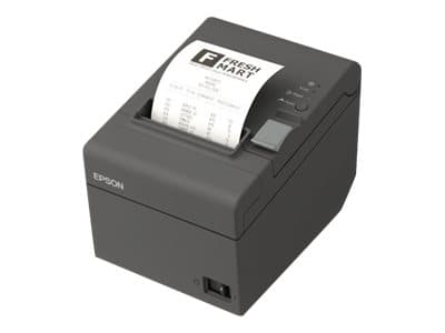 Epson TM T20II - Kvitteringsskriver - termolinje - Rull (8 cm) - 203 x 203 dpi - inntil 200 mm/sek - USB 2.0, LAN - kutter - mørk grå