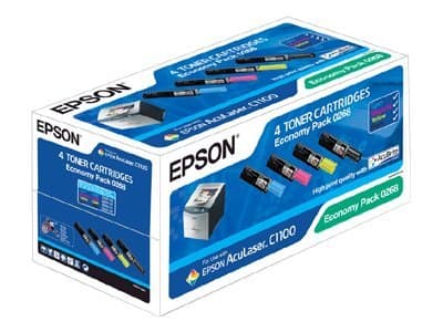 Epson Economy Pack - 4-pack - svart, gul, cyan, magenta - original - tonerpatron - for AcuLaser C1100, CX11