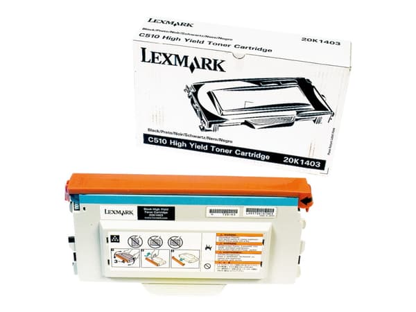 Lexmark - Svart - original - tonerpatron - for Lexmark C510, C510dn, C510dtn, C510n, C510tn