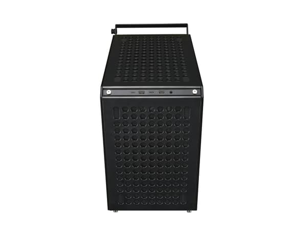 Cooler Master Qube 500 FLATPACK - Black & White Edition - mid tower - utökad ATX - genomskinlig sidopanel (härdat glas) - ingen strömförsörjning (ATX