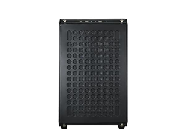 Cooler Master Qube 500 FLATPACK - Black & White Edition - mid tower - utökad ATX - genomskinlig sidopanel (härdat glas) - ingen strömförsörjning (ATX