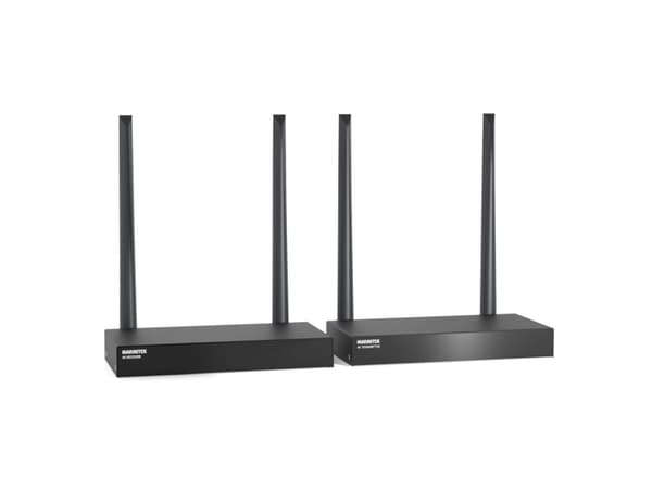 Marmitek TV Anywhere Wireless 4K Pro, 3840 x 2160 piksler, AV-sender og -mottaker, 50 m, Trådløs, Sort