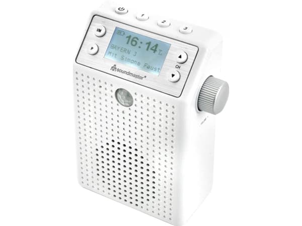 Soundmaster DAB60WE, Kannettava, Digitaalinen, DAB+, FM, 3 W, Sininen, Valkoinen