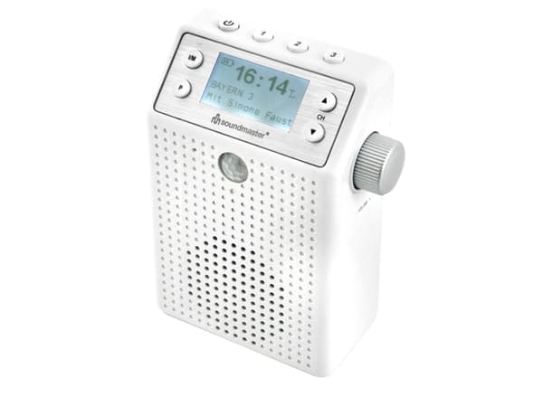 Soundmaster DAB60WE, Kannettava, Digitaalinen, DAB+, FM, 3 W, Sininen, Valkoinen