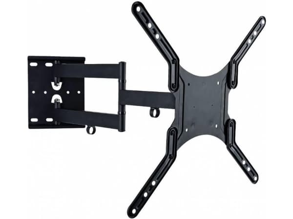 TECHly Low Profile Universal LED300 - Monteringssett (svingarm veggfeste) - for LCD-TV - svart - skjermstørrelse: 23"-55" - veggmonterbar Sort