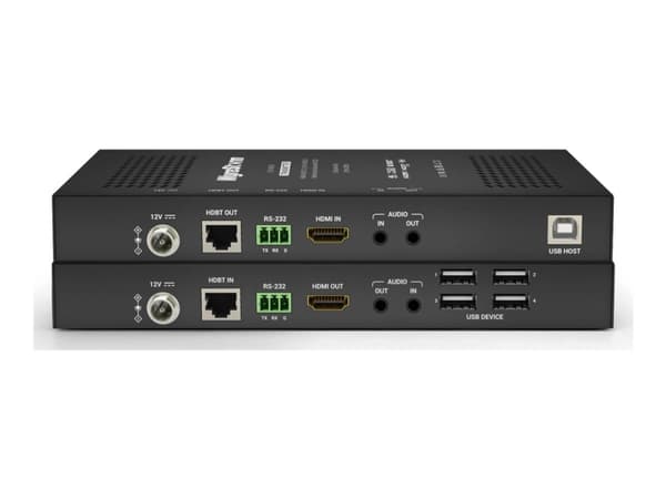 WyreStorm EX-100-H2 - Sender og mottaker - nettverksutvider for video/lyd/USB/seriell - 1GbE, HDBaseT - opp til 100 m - 1U