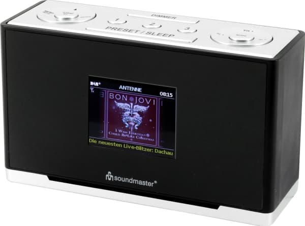 Soundmaster UR240SW, kannettava, digitaalinen, DAB+, FM, FMV, TFT, 6,1 cm (2,4"), musta
