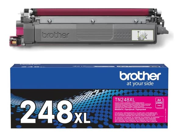 Brother TN248XLM - Høy ytelse - magenta - original - eske - tonerkassett - Opptil 3000 sider