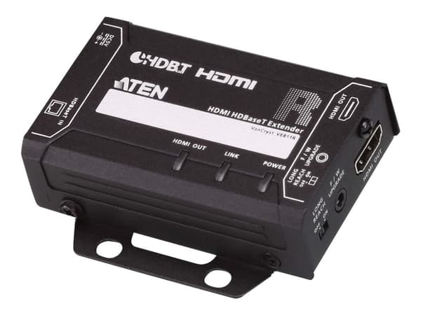 ATEN VE811 HDMI HDBaseT Extender - Sändare och mottagare - förlängd räckvidd för audio/video - HDMI, HDBaseT - upp till 100 m