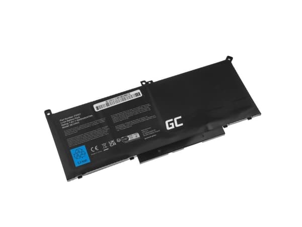 Green Cell - Batteri til bærbar PC (tilsvarer: Dell F3YGT) - litiumpolymer - 4-cellers - 6200 mAh - svart