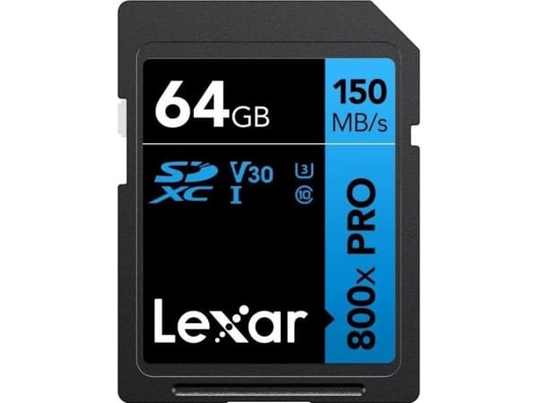 Minnekort MINNE SDXC 64GB UHS-I/LSD0800P064G-BNNNG LEXAR