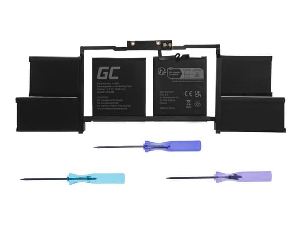 Green Cell - Batteri för bärbar dator (likvärdigt med: Apple A1820) - litiumpolymer - 6-cells - 6600 mAh - 75 Wh - svart