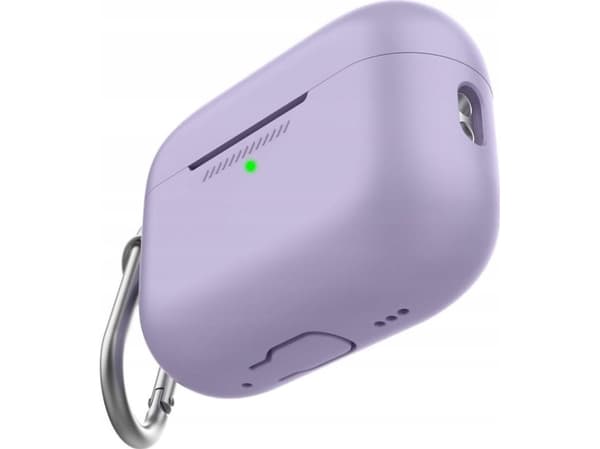 KeyBudz Elevate avaimenperä - silikoninen suojakotelo AirPods Pro 2:lle (laventeli)