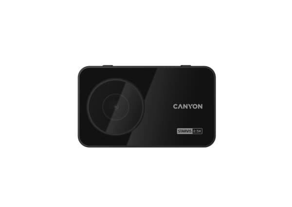 Canyon DVR25GPS, 3.0'''' IPS (640x360), touch screen, WQHD 2.5K 2560x1440@60fps, NTK96670, 5 MP CMOS Sony Starvis IMX335 image sensor, 5 MP camera, 1
