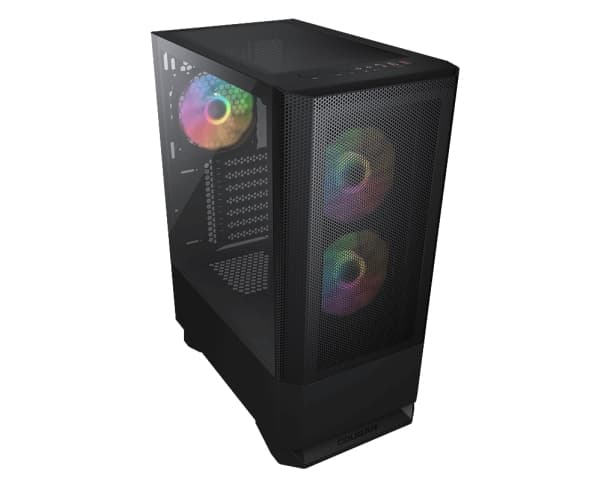COUGAR Gaming MX430 Mesh RGB, Midi Tower, PC, Svart, ATX, micro ATX, Mini-ATX, 17,5 cm, 32 cm
