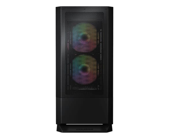 COUGAR Gaming MX430 Mesh RGB, Midi Tower, PC, Svart, ATX, micro ATX, Mini-ATX, 17,5 cm, 32 cm