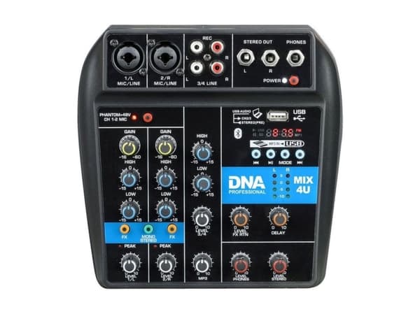 DNA DNA MIX 4U - Mikser audio USB MP3 Bluetooth analogow