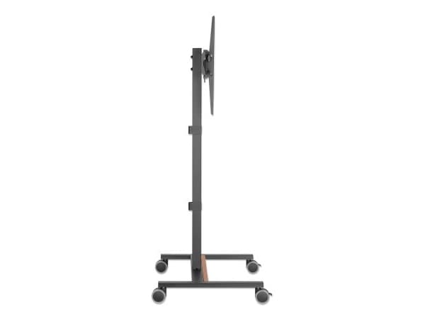 Manhattan 462068, 86,4 cm (34"), 139,7 cm (55"), 200 x 200 mm, 400 x 400 mm, Bokträ, Plast, Stål, Svart