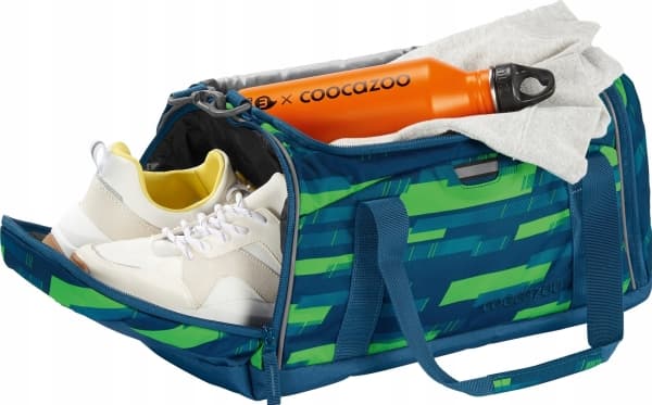 Coocazoo COOCAZOO 2.0 sportväska, färg: Lime Stripe