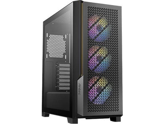 Antec P Series P20C ARGB - Mid tower - utvidet ATX (E-ATX) - sidepanel med vindu (herdet glass) - ingen strømforsyning (ATX) - USB/lyd
