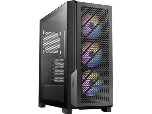 Antec P Series P20C ARGB - Mid tower - utvidet ATX (E-ATX) - sidepanel med vindu (herdet glass) - ingen strømforsyning (ATX) - USB/lyd