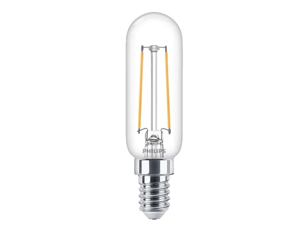 Philips Special - LED-glödlampa - form: T25L - klar finish - E14 - 2.1 W (motsvarande 25 W) - klass E - varmt vitt ljus - 2700 K