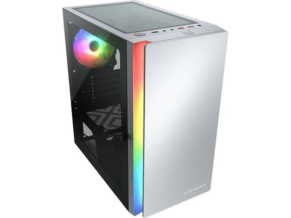 COUGAR Gaming PURITY RGB, Mini Tower, PC, Vit, micro ATX, Mini-ITX, Multi, 16 cm Vit