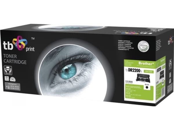 TB Print TB-DR2200N, 12000 sider, Svart, 1 stykker