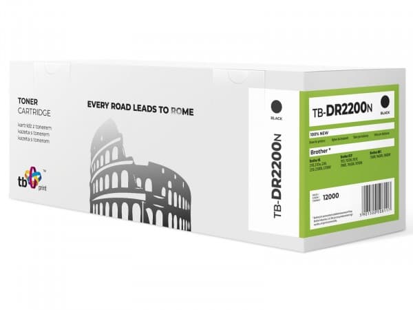 TB Print TB-DR2200N, 12000 sider, Svart, 1 stykker