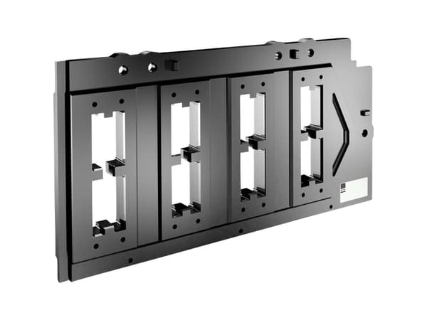 Rittal SV 9686.030, Samleskinnesett, Sort, Duroplast, 3 kg, 2 stk.
