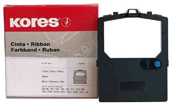 Kores R031NYS, DLQ 3000, 3500, Sort, Sort, Epson, 2,5 cm, 17 m