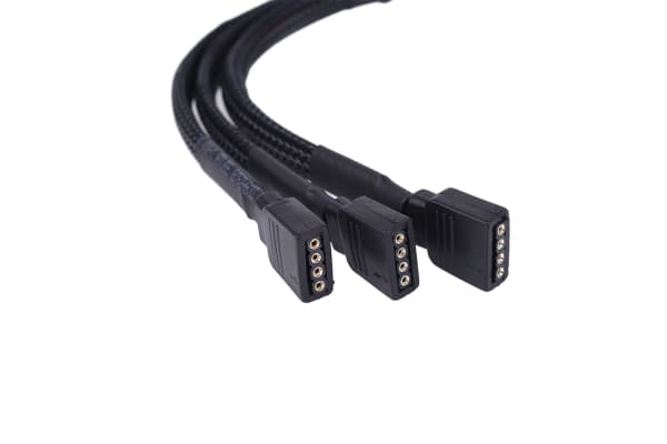 Alphacool 18539, RBG-splitterkabel, Sort