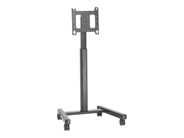 Chief Large Flat Panel Mobile Cart - For Displays 55-100" - Black - Stativ (grensesnittsbrakett) - for flatpanel - svart - skjermstørrelse: 42"-71" -