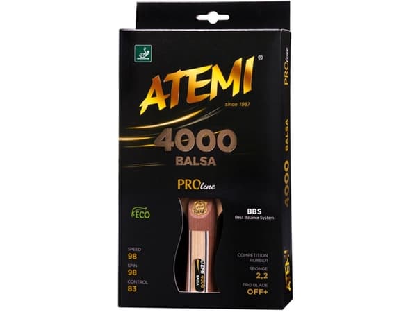 PING Pong RACK ATEMI 4000 BALSA anatomisk