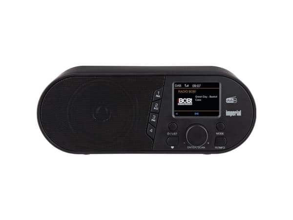 Imperial DABMAN d105, Internett, Digitalt, DAB+, FM, VHF, 7 W, TFT-LCD, 6,1 cm (2.4")