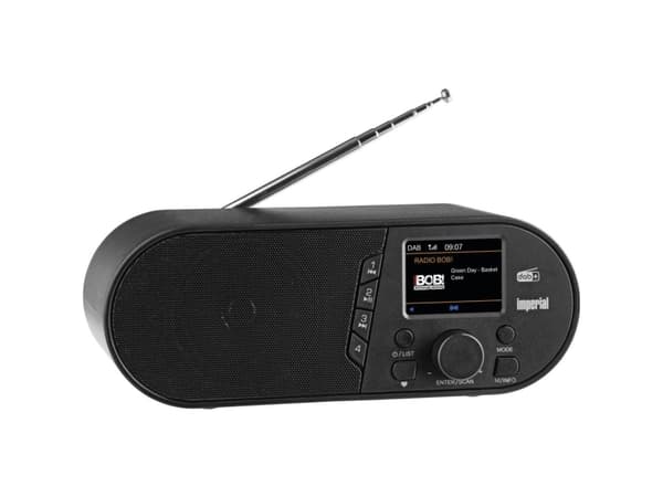 Imperial DABMAN d105, Internett, Digitalt, DAB+, FM, VHF, 7 W, TFT-LCD, 6,1 cm (2.4")