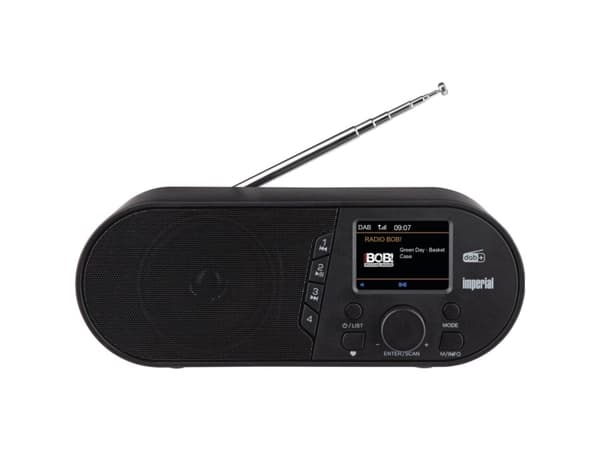 Imperial DABMAN d105, Internett, Digitalt, DAB+, FM, VHF, 7 W, TFT-LCD, 6,1 cm (2.4")