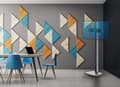 Miniatyrbilde 3 av 5: EDBAK STDV100 - Stativ - tipping - for flatpanel - svart - skjermstørrelse: 40"-75" - gulvmonterbar