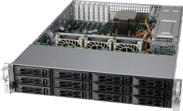 Supermicro CSE-LA26AC12-R920LP1, Stativ, Server, Sort, Grå, 2U, BSMI CCC CE/EMC UL/CB, 920 W Sort, Grå