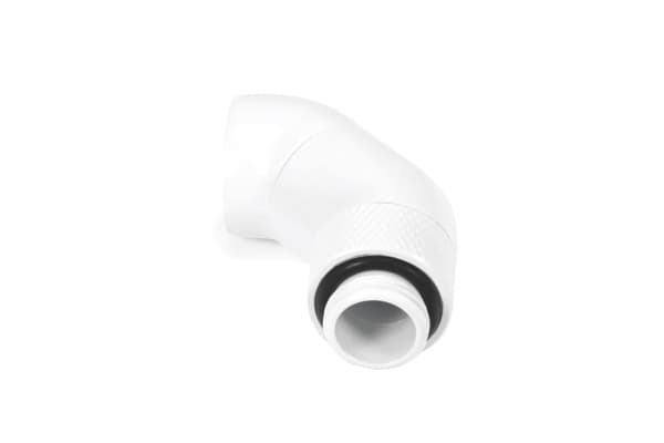 Alphacool 17628, Vattenblock, mässing, Vit, 1/4", 45°, 30 mm