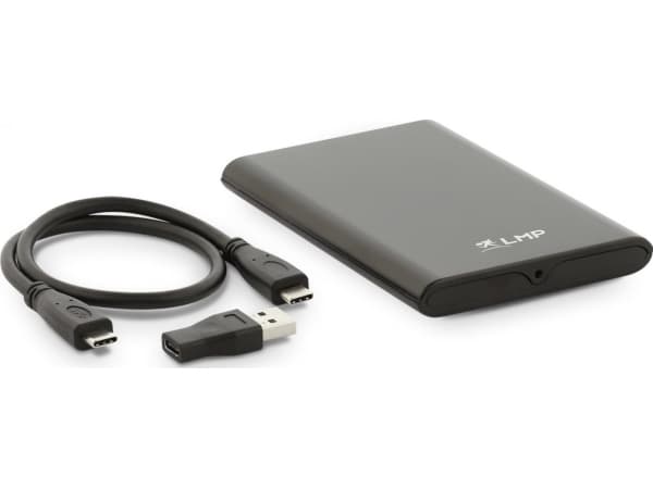 LMP 16117, HDD/SSD-kabinett, 2.5", SATA, 0,52 Gbit/s, USB-tilkobling, Sort