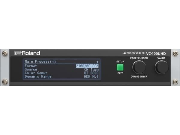 Roland VC-100UHD, Sort, LCD, 640 x 480 (VGA), 1920 x 1080 (HD 1080), 1920 x 1200 (WUXGA), 2560 x 1440, 3840 x 2160, 4096 x 2160, 720p, 1080i, 1080p,
