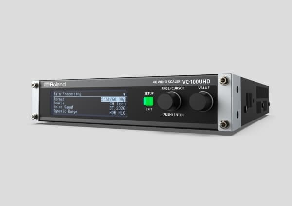 Roland VC-100UHD, Sort, LCD, 640 x 480 (VGA), 1920 x 1080 (HD 1080), 1920 x 1200 (WUXGA), 2560 x 1440, 3840 x 2160, 4096 x 2160, 720p, 1080i, 1080p,