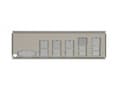 Miniatyrbild 1 av 2: Supermicro MCP-260-00083-0N, Ställning, Skena för I/O-anslutningar, Metall, 1 styck