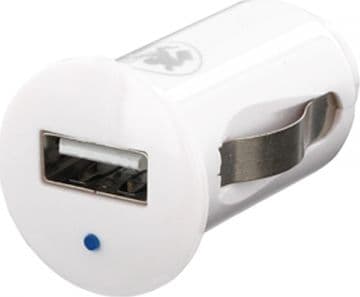 USB Car Adapter 10W for iPod, iPhone & iPad, 5V/2.1A +